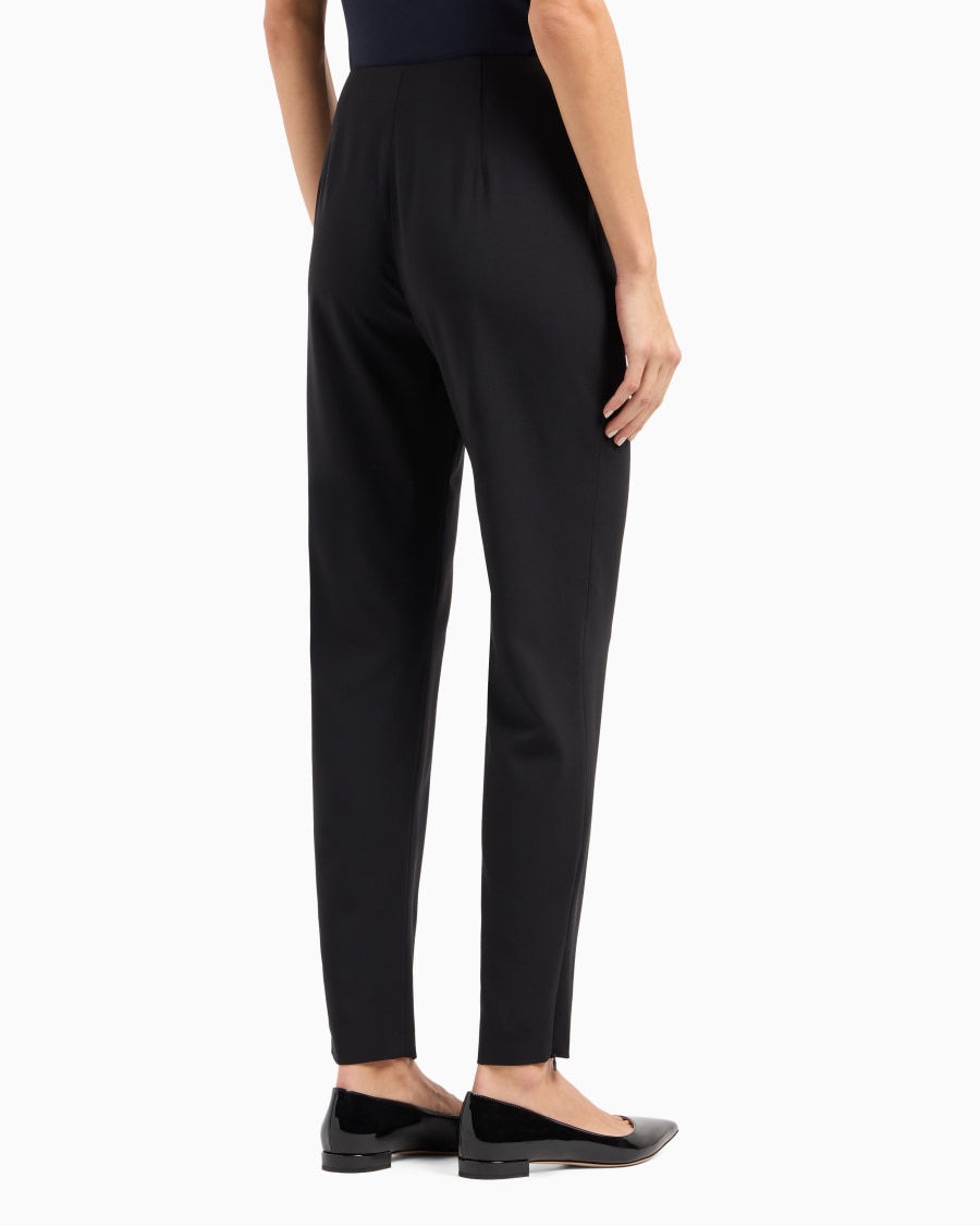 The world of armani PANTALONI IN CREPE DI LANA Soddisfazione Garantita
