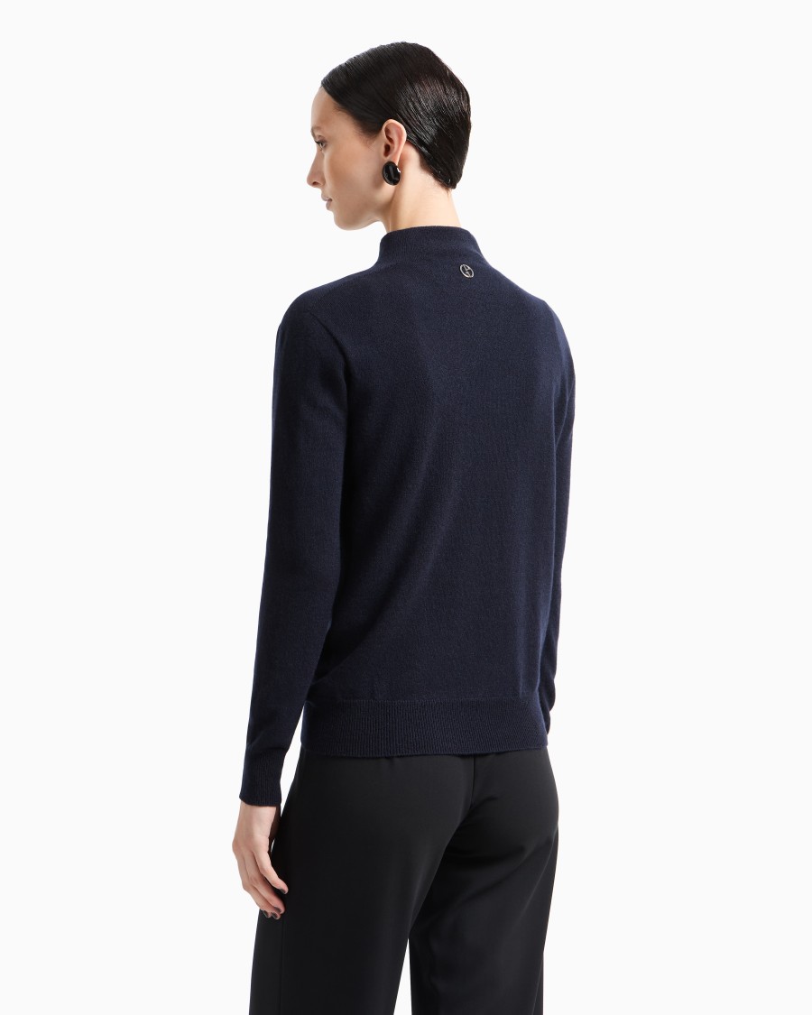 The world of armani MAGLIA LUPETTO IN PURO CASHMERE Qualità Garantita