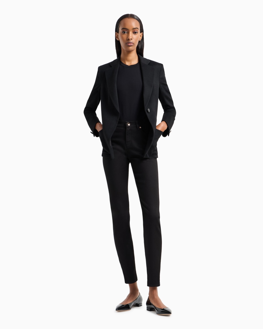 The world of armani PANTALONI 5 TASCHE SLIM FIT IN COTONE STRETCH Prezzo Ridotto