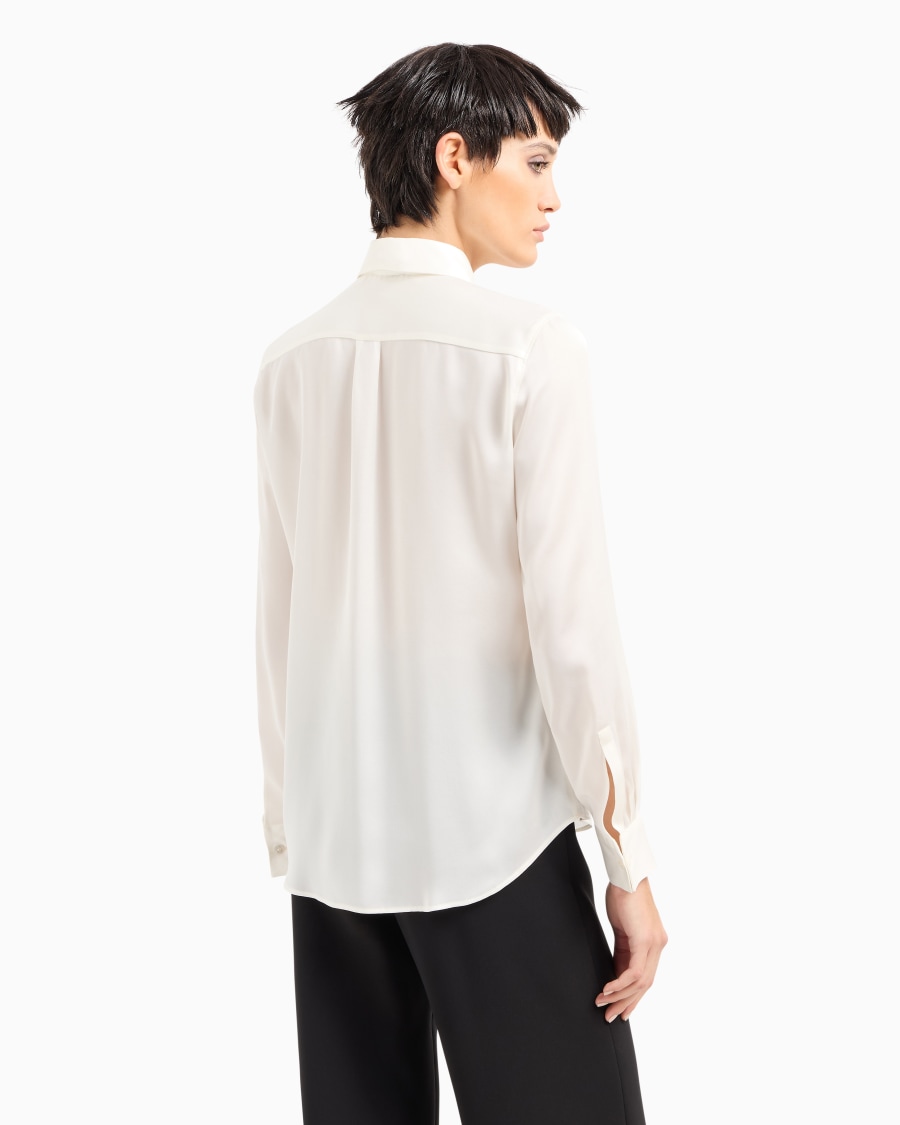 The world of armani CAMICIA IN MUSSOLA DI SETA Vendita Economica