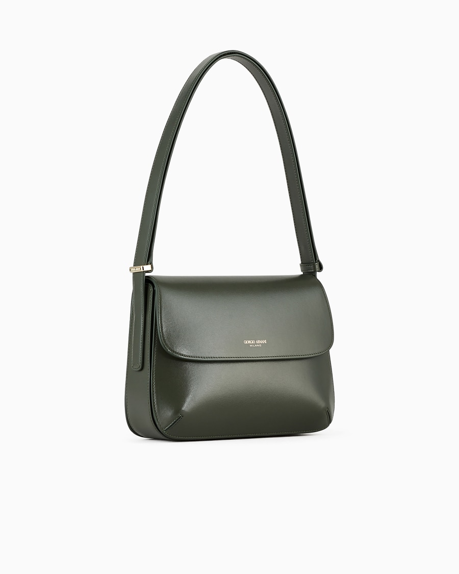 The world of armani BORSA MEDIA LA PRIMA IN PELLE PALMELLATA Offerte