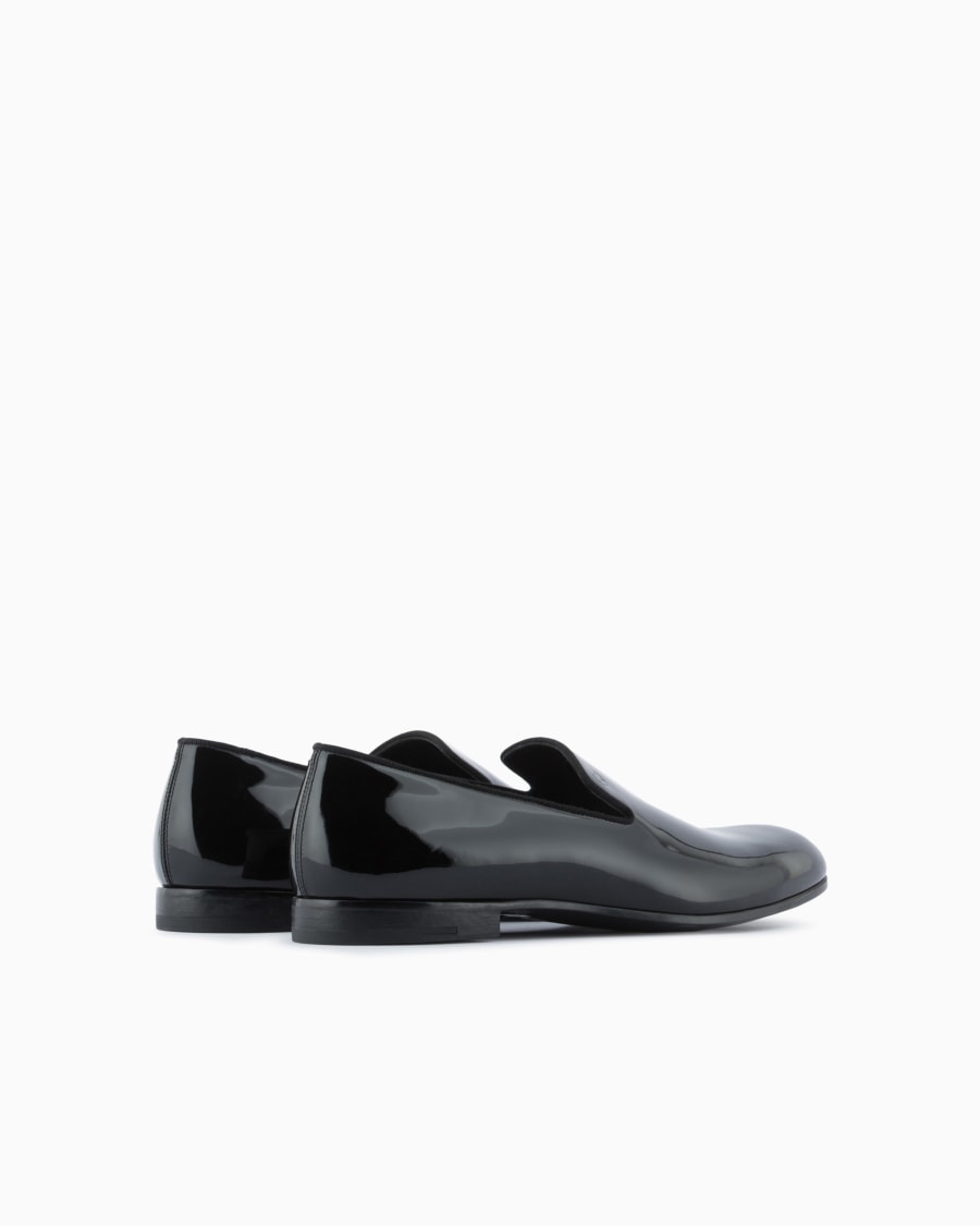 The world of armani MOCASSINI IN VERNICE In Saldo