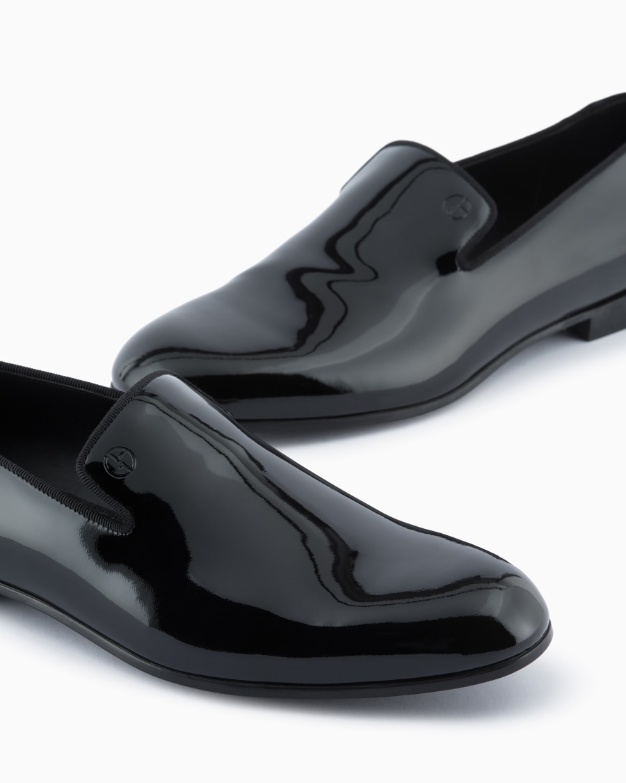 The world of armani MOCASSINI IN VERNICE In Saldo