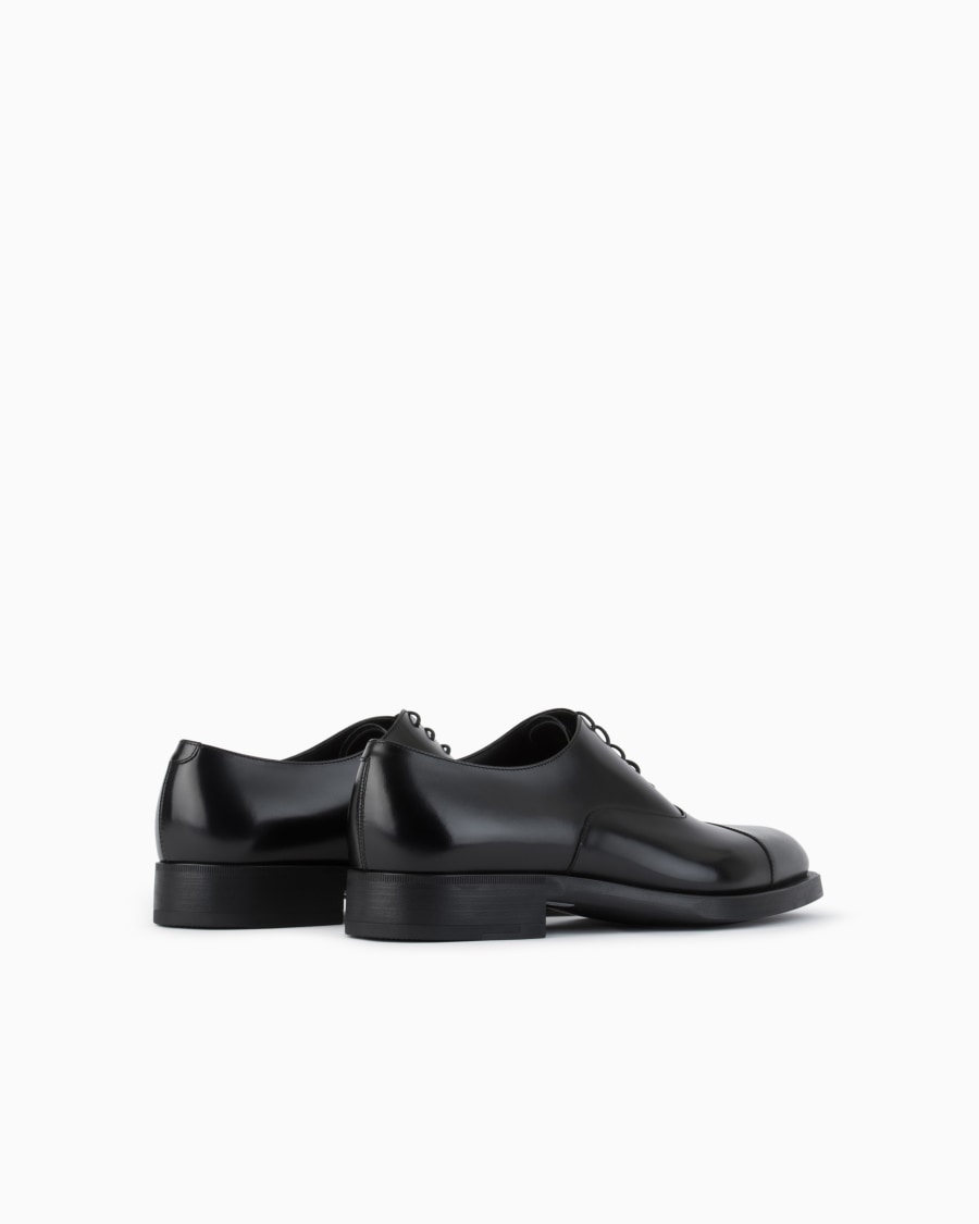 The world of armani OXFORD IN PELLE SFUMATA Shopping online