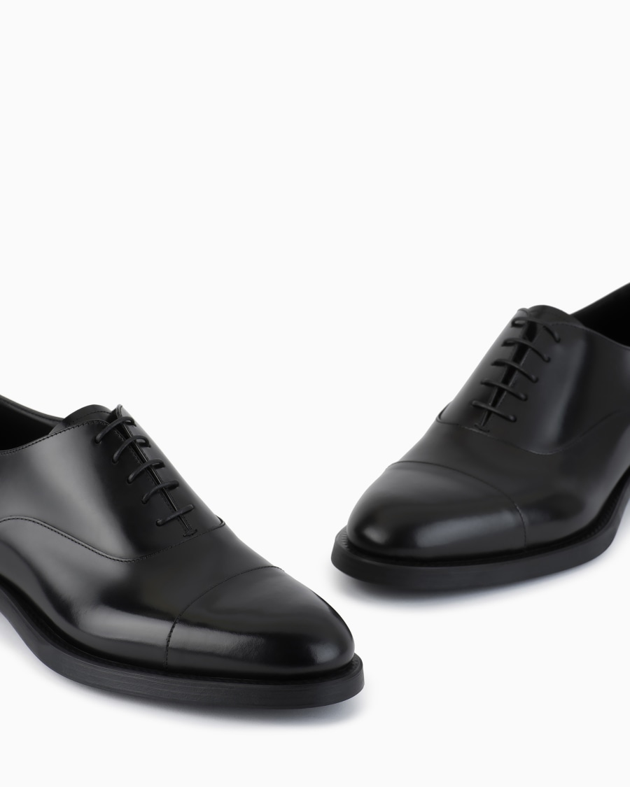 The world of armani OXFORD IN PELLE SFUMATA Shopping online