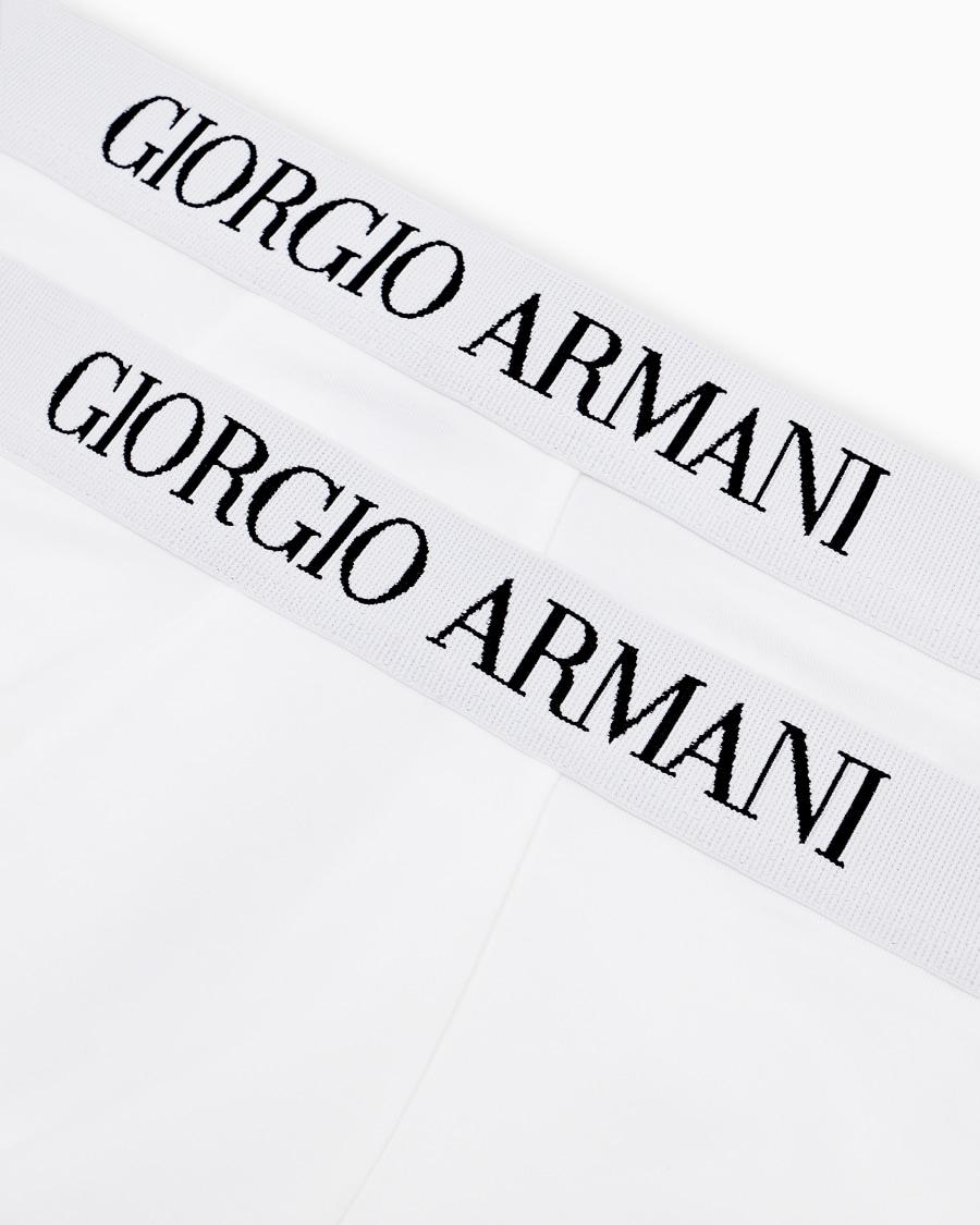 The world of armani PACK DUE BOXER IN COTONE ELASTICIZZATO Consegna Veloce