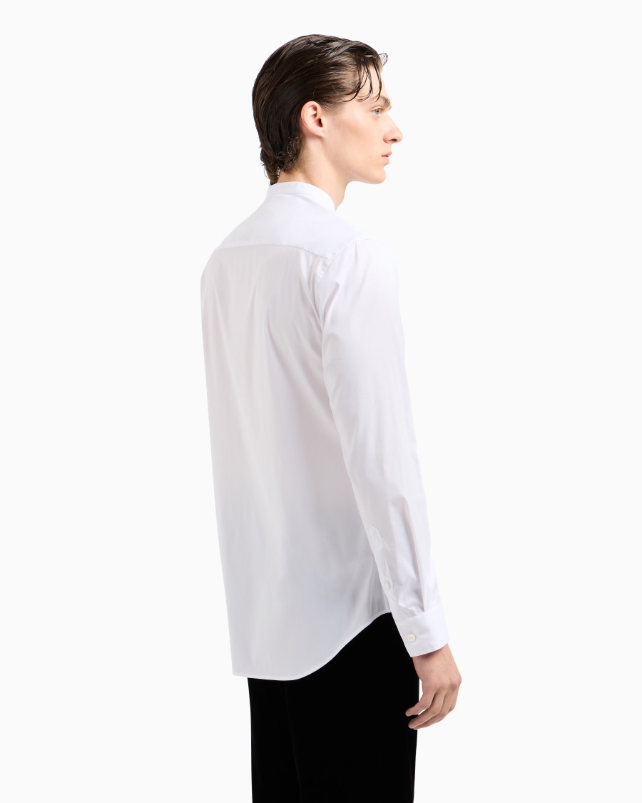 The world of armani CAMICIA ICON IN COTONE UNITO STRETCH Fino Al -60%