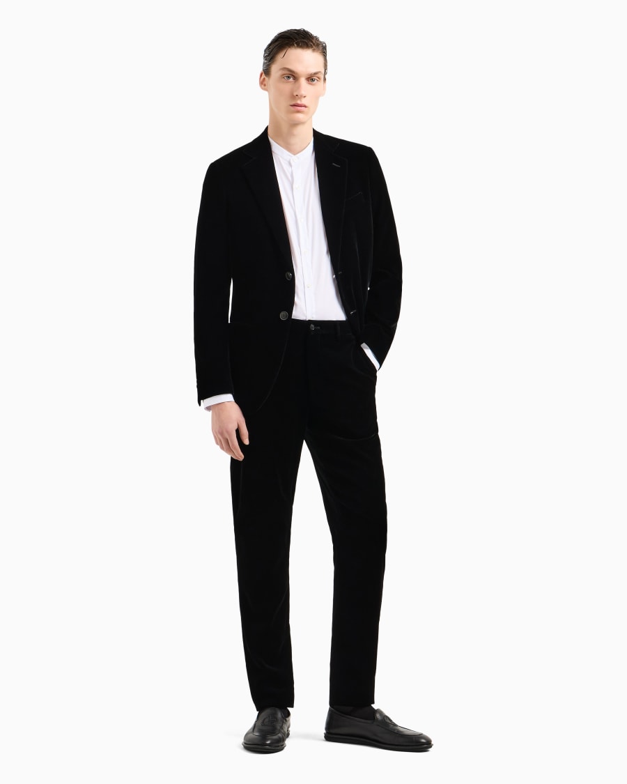 The world of armani CAMICIA ICON IN COTONE UNITO STRETCH Fino Al -60%