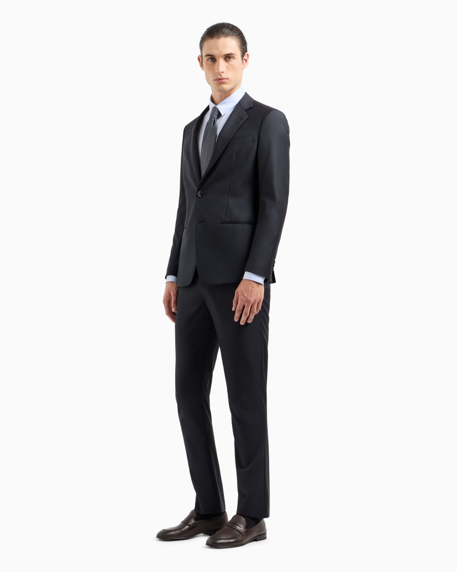 The world of armani CAMICIA IN TWILL DI COTONE Offerte esclusive