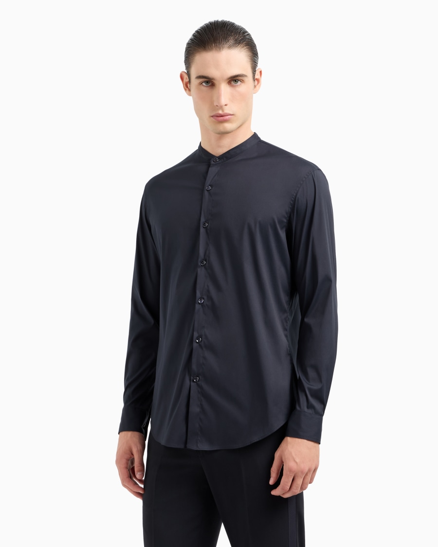 The world of armani CAMICIA ICON IN COTONE UNITO STRETCH Lightning offer