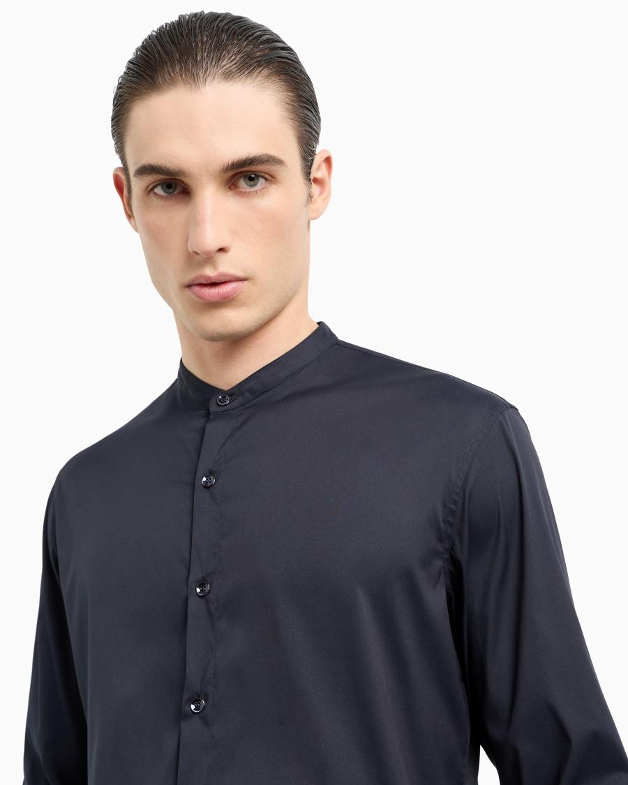 The world of armani CAMICIA ICON IN COTONE UNITO STRETCH Lightning offer