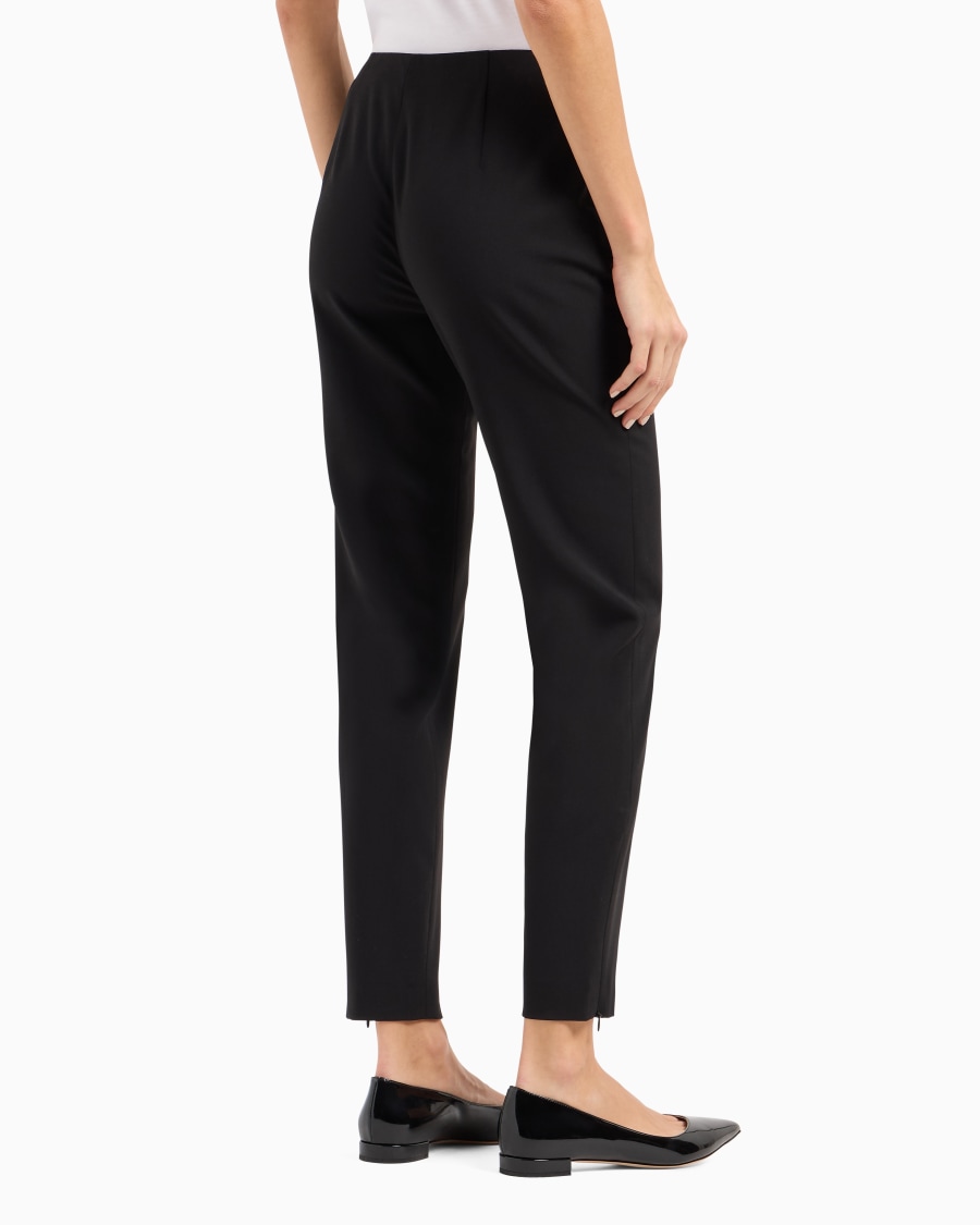 The world of armani PANTALONI IN CREPE DI LANA Offerta settimanale