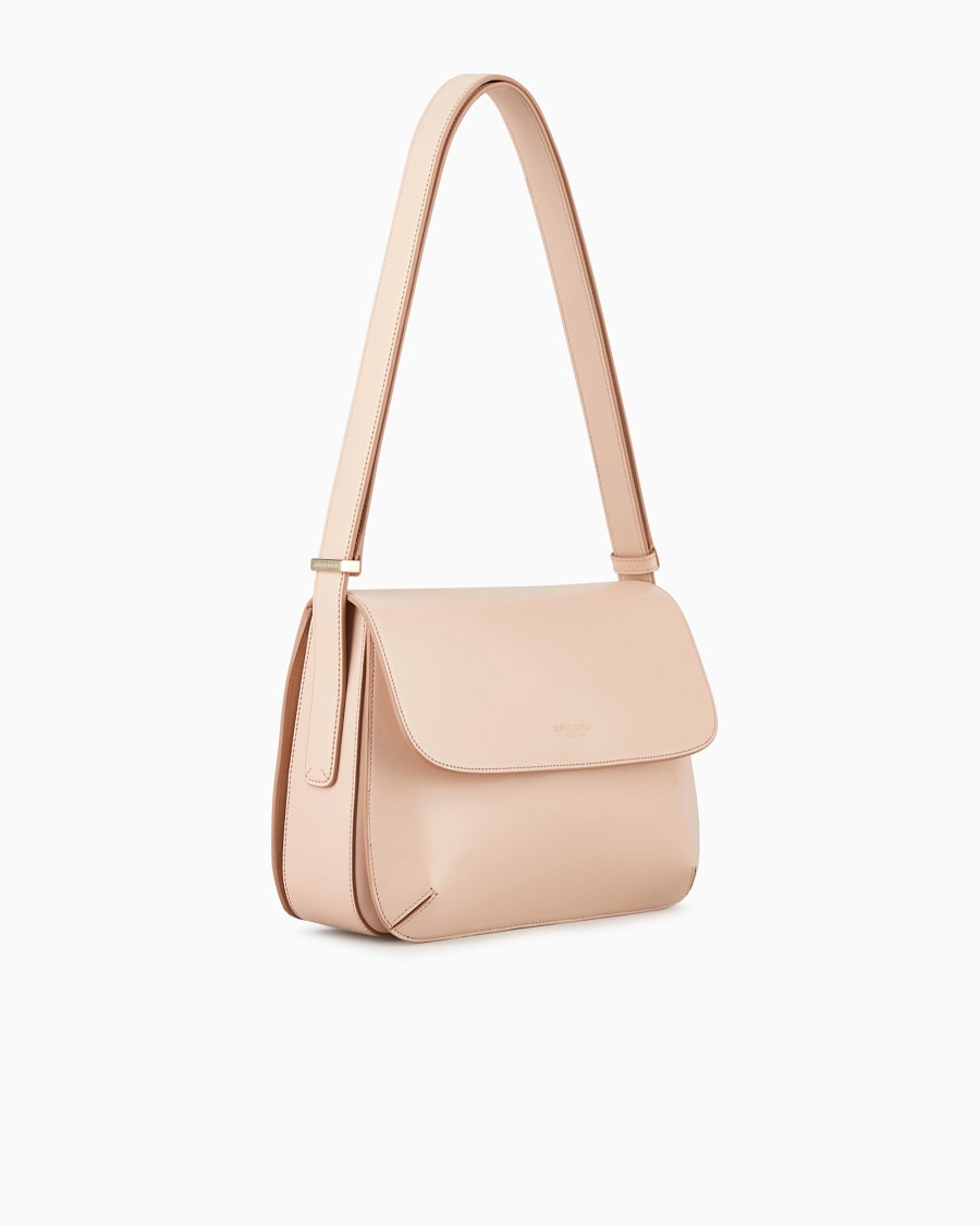 The world of armani BORSA MEDIA LA PRIMA IN PELLE PALMELLATA Latest stili