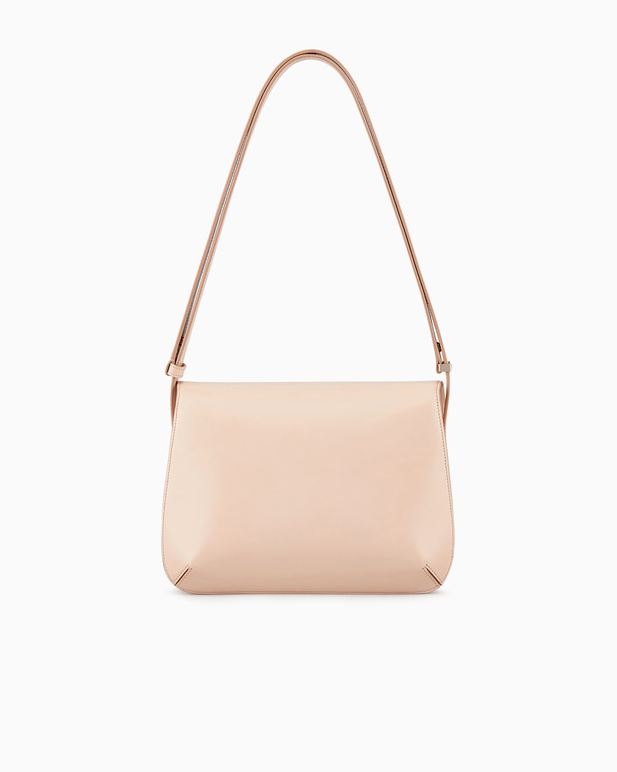 The world of armani BORSA MEDIA LA PRIMA IN PELLE PALMELLATA Latest stili