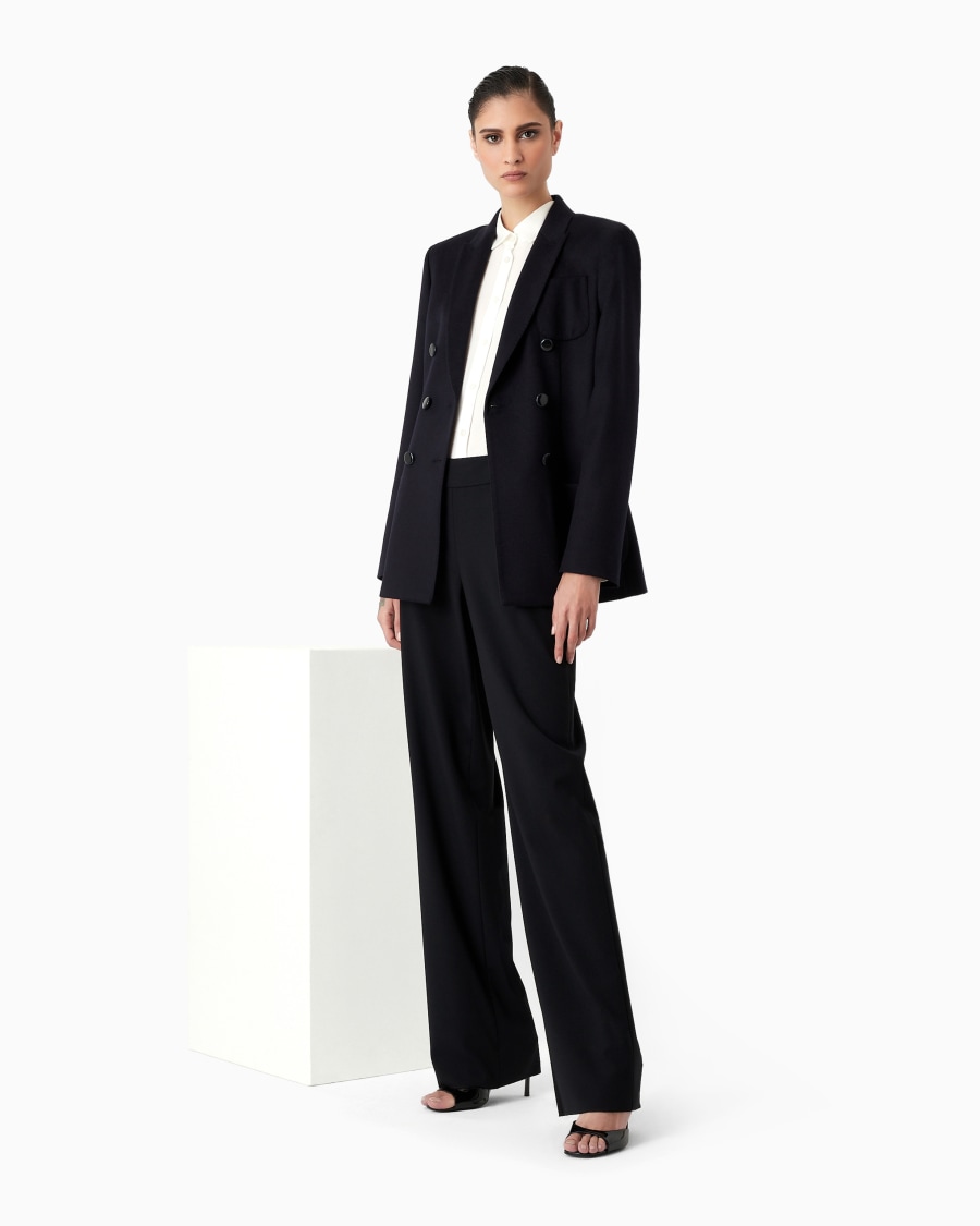The world of armani GIACCA DOPPIOPETTO IN LANA VERGINE E CASHMERE Super sconto