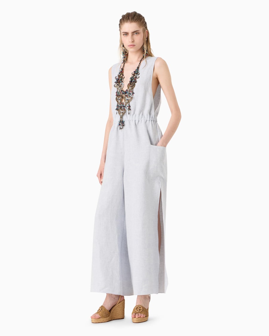 The world of armani TUTA IN CANAPA MILLERIGHE ASV Enormi sconti
