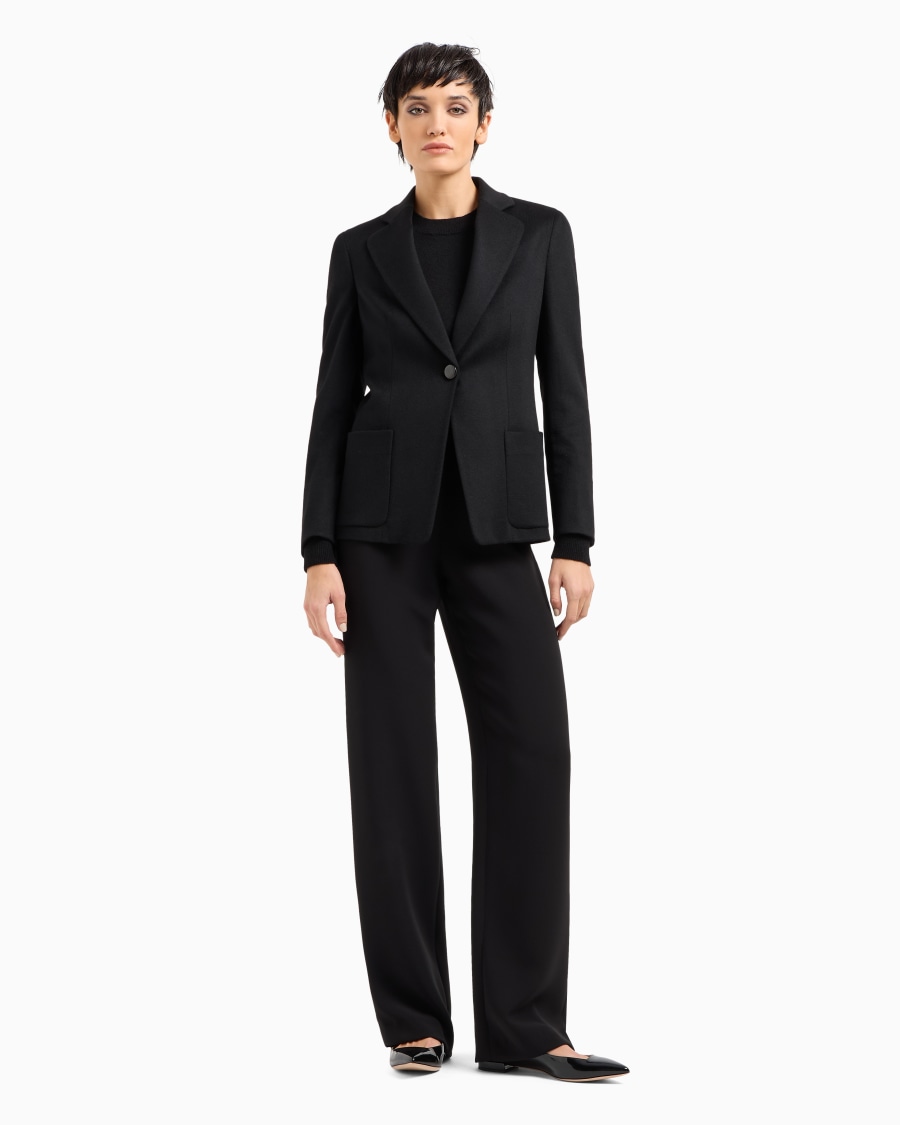 The world of armani MAGLIONE IN CASHMERE CON PROFILI A COSTE Trasporto libero internazionale