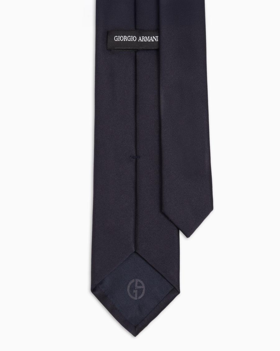 The world of armani CRAVATTA IN PURA SETA Nuovo