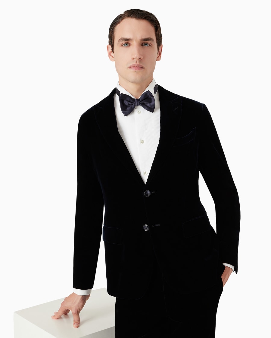 The world of armani PAPILLON GRANDE ANNODATO IN PURA SETA Prezzo Ridotto