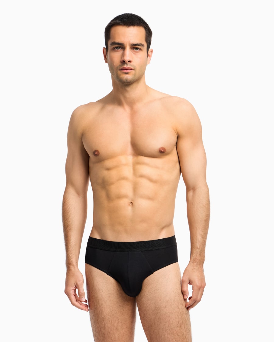 The world of armani SLIP IN JERSEY STRETCH CON BANDA LOGATA Convenienza