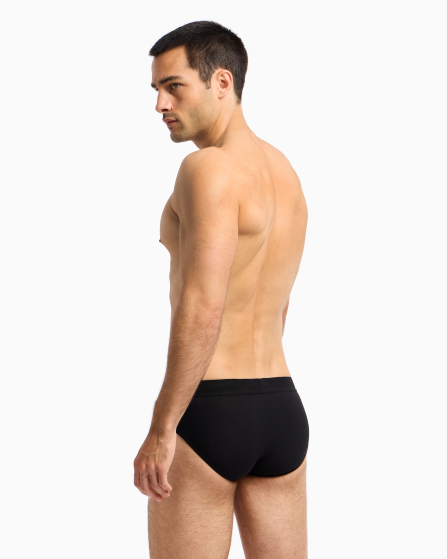 The world of armani SLIP IN JERSEY STRETCH CON BANDA LOGATA Convenienza