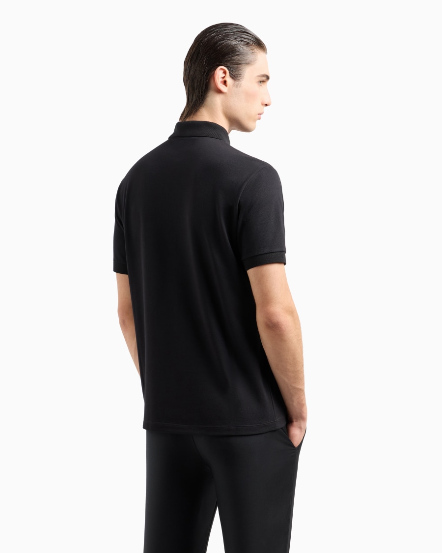The world of armani POLO IN PIQUET DI COTONE STRETCH Hotsell