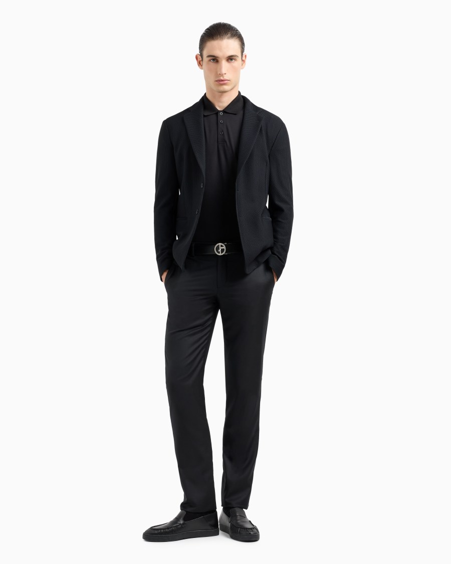 The world of armani POLO IN PIQUET DI COTONE STRETCH Hotsell