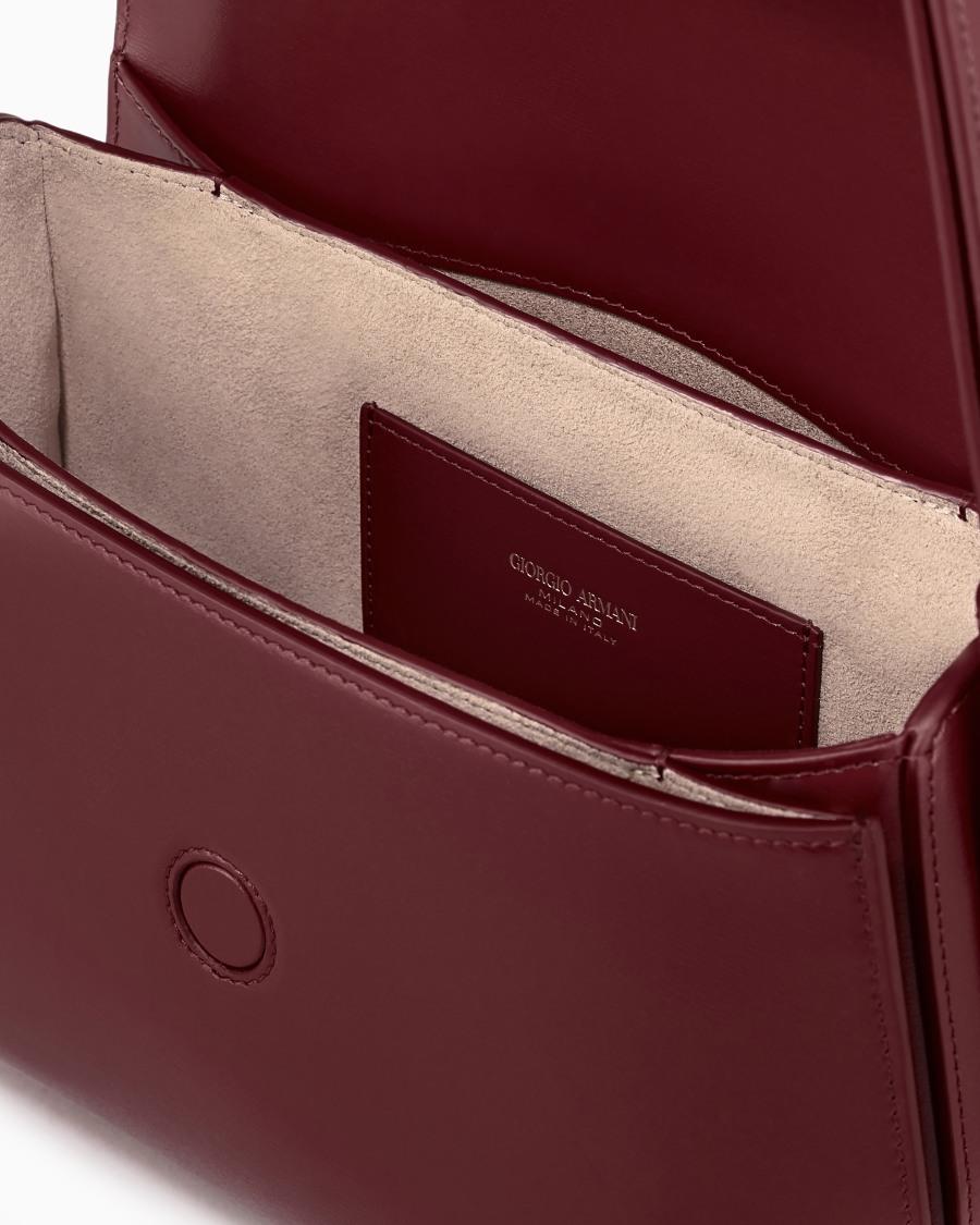 The world of armani BORSA MEDIA LA PRIMA IN PELLE PALMELLATA Moda