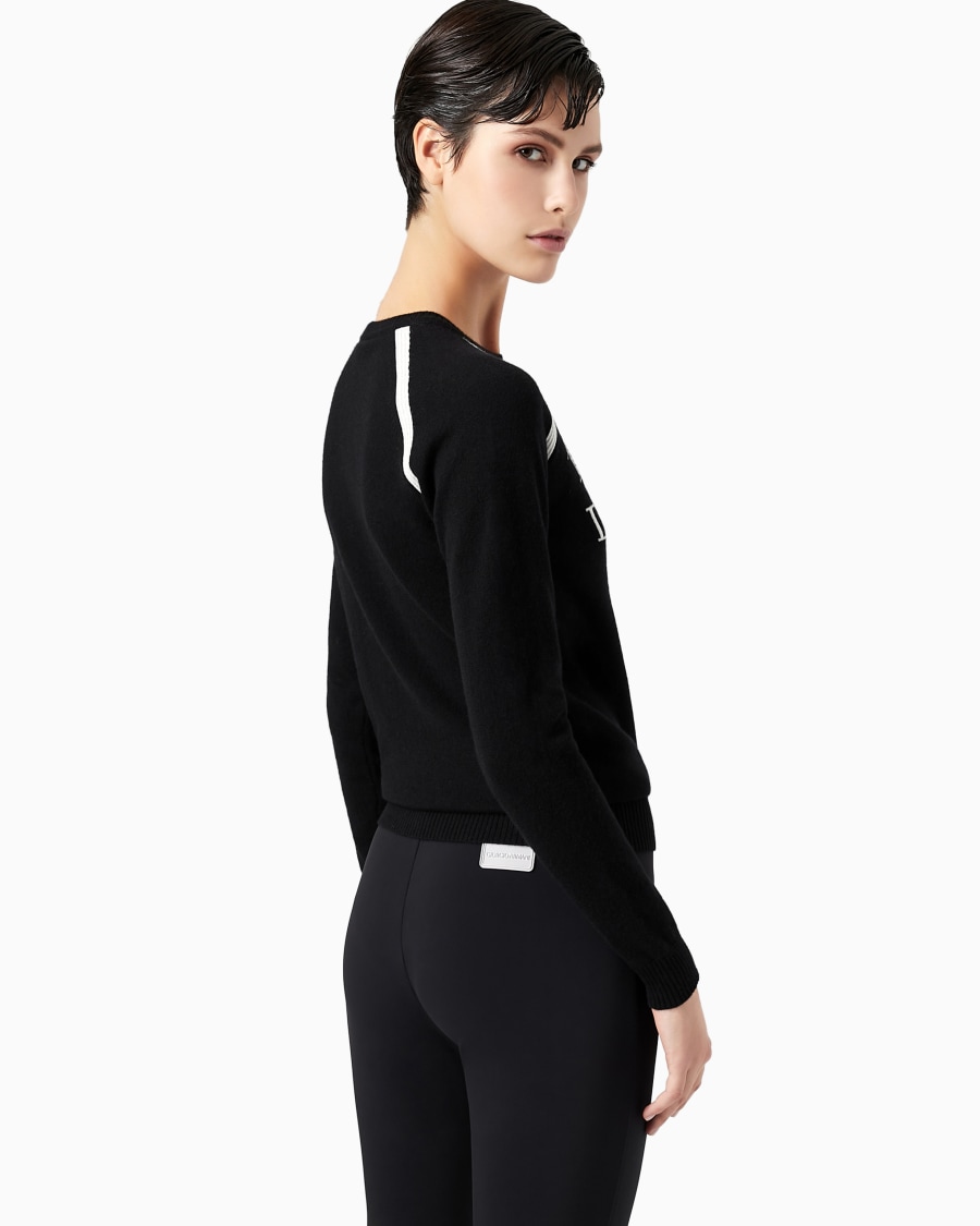 The world of armani GIORGIO ARMANI NEVE MAGLIA GIROCOLLO IN CASHMERE Spedizione gratuita