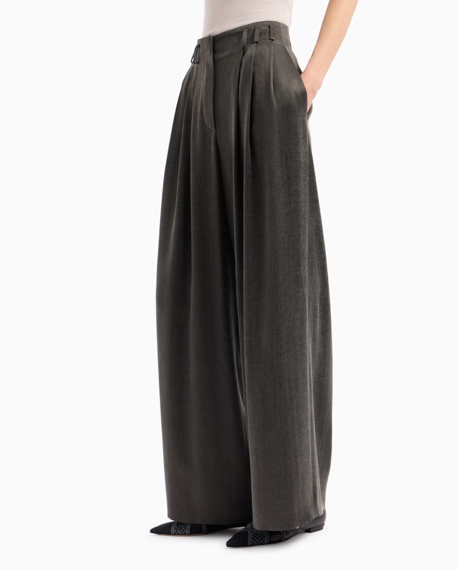 The world of armani PANTALONI PALAZZO Fornitura limitata