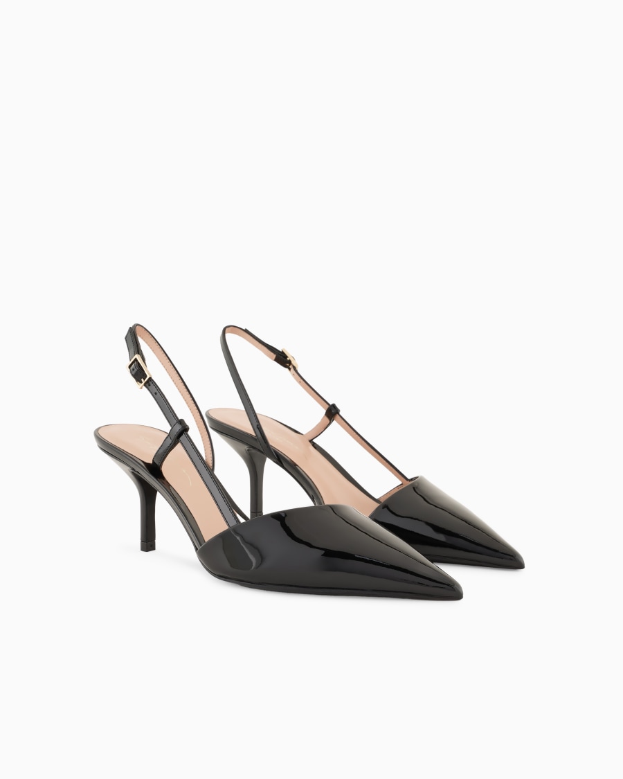 The world of armani SLINGBACK IN VERNICE Offerta natalizia
