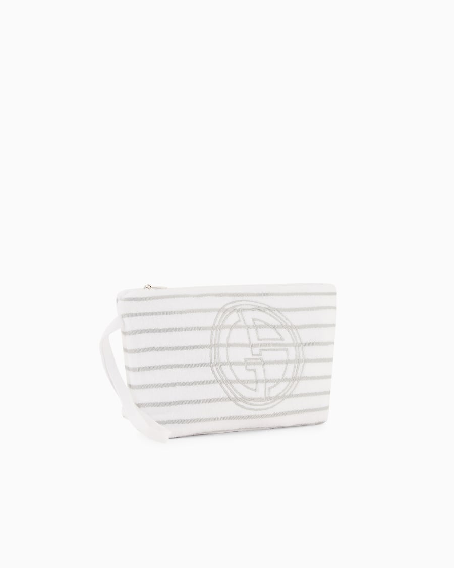 The world of armani POCHETTE IN SPUGNA DI COTONE Offerta San Valentino
