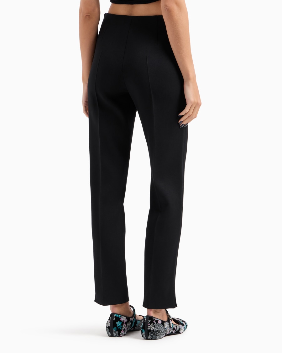 The world of armani PANTALONI DRITTI IN LANA VERGINE STRETCH Offerte stagionali