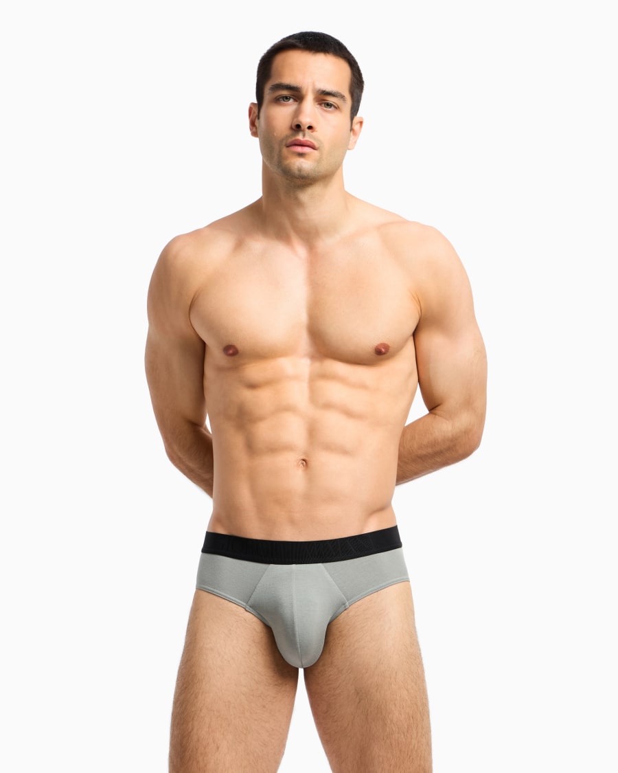 The world of armani PACK TRE SLIP IN JERSEY STRETCH Sconti VIP