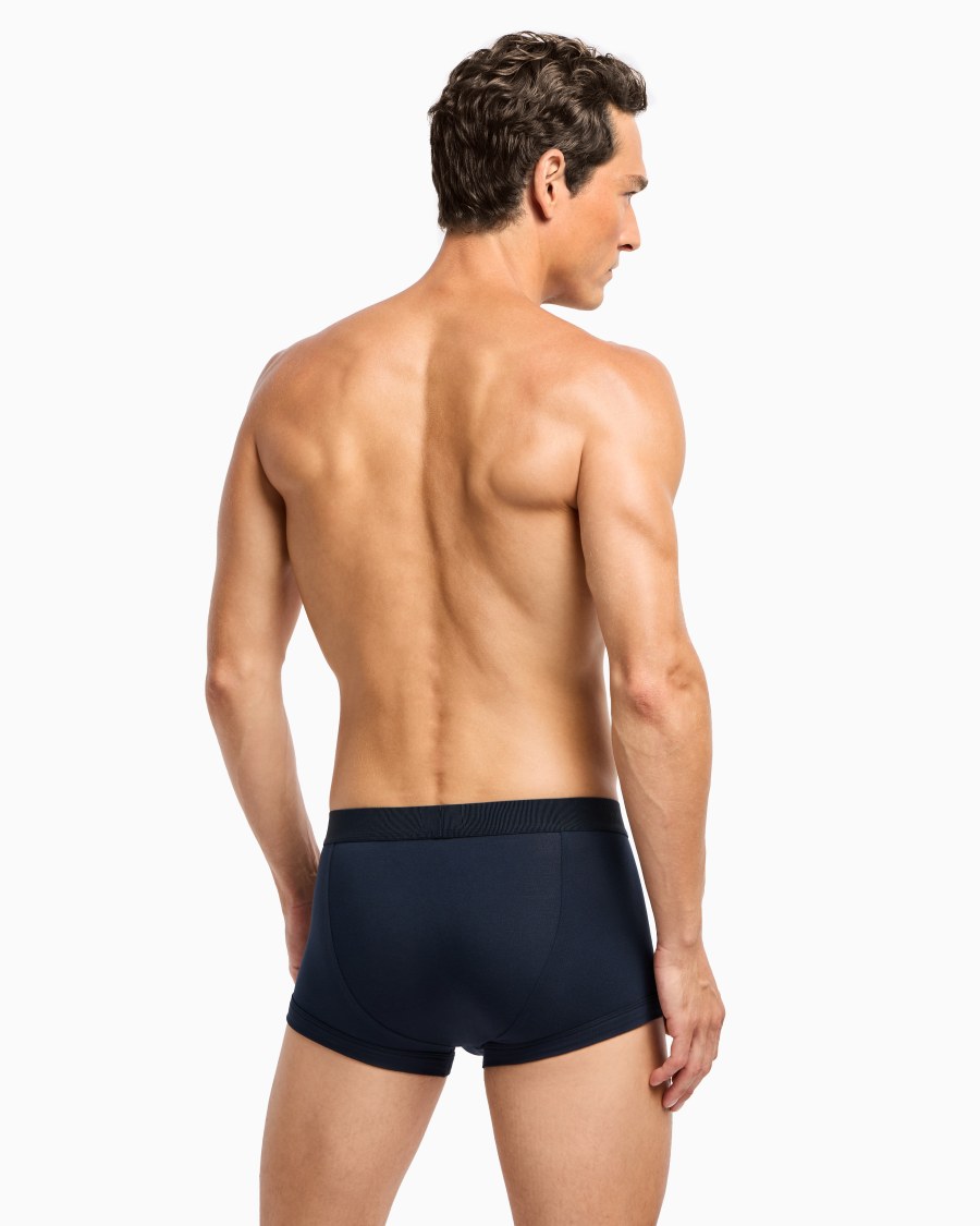 The world of armani BOXER IN JERSEY STRETCH CON BANDA LOGATA Promozione temporanea