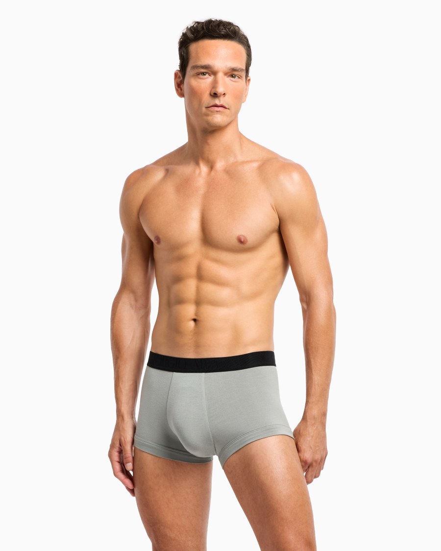 The world of armani PACK TRE BOXER IN JERSEY STRETCH Fino al 65% di sconto