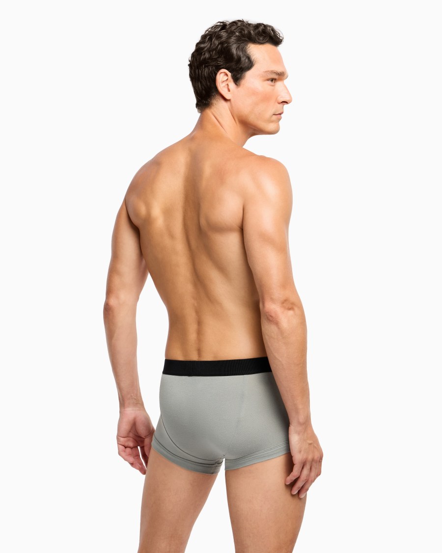 The world of armani PACK TRE BOXER IN JERSEY STRETCH Fino al 65% di sconto