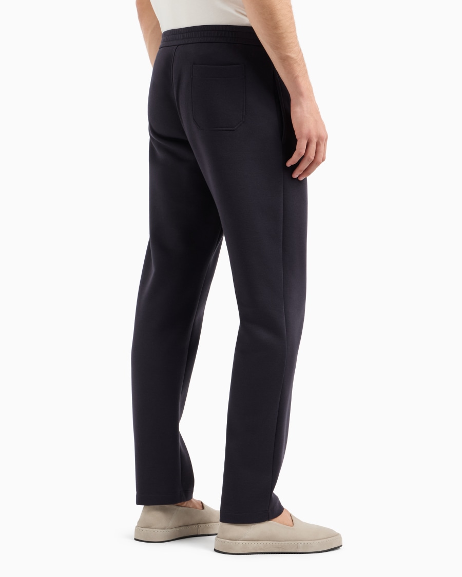 The world of armani PANTALONI IN DOPPIO JERSEY DI COTONE Offerta speciale della fabbrica