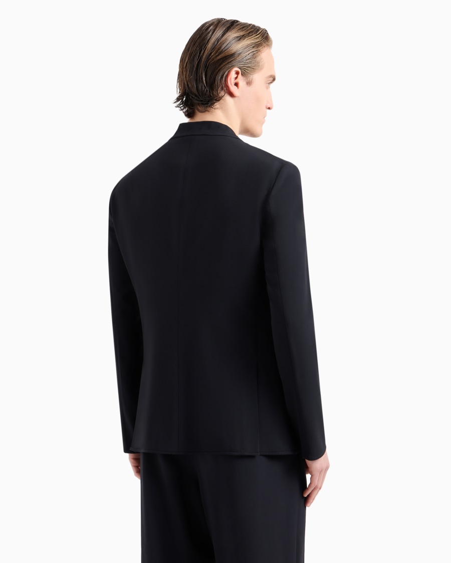 The world of armani GIACCA MONOPETTO IN LANA VERGINE Enormi sconti