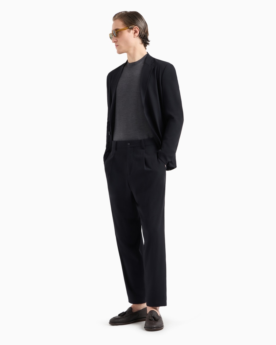The world of armani GIACCA MONOPETTO IN LANA VERGINE Enormi sconti