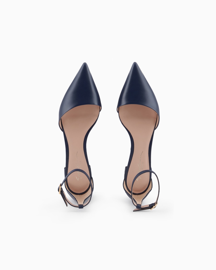 The world of armani BALLERINE CON CINTURINO IN PELLE Italy