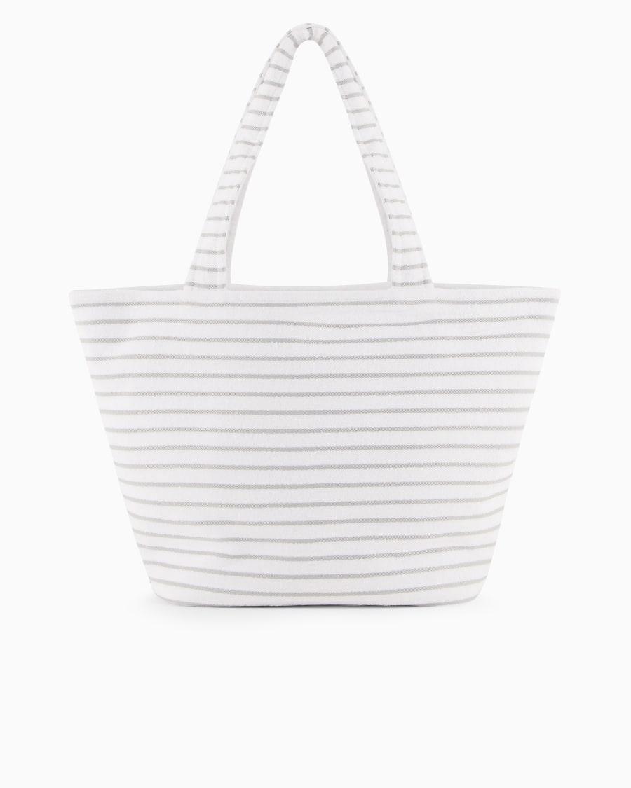 The world of armani BORSA DA MARE IN SPUGNA DI COTONE Shopping Online