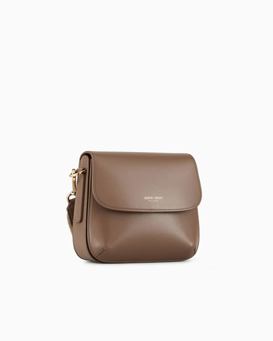 The world of armani BORSA LA PRIMA IN PELLE PALMELLATA CON TRACOLLA A NASTRO Offerta