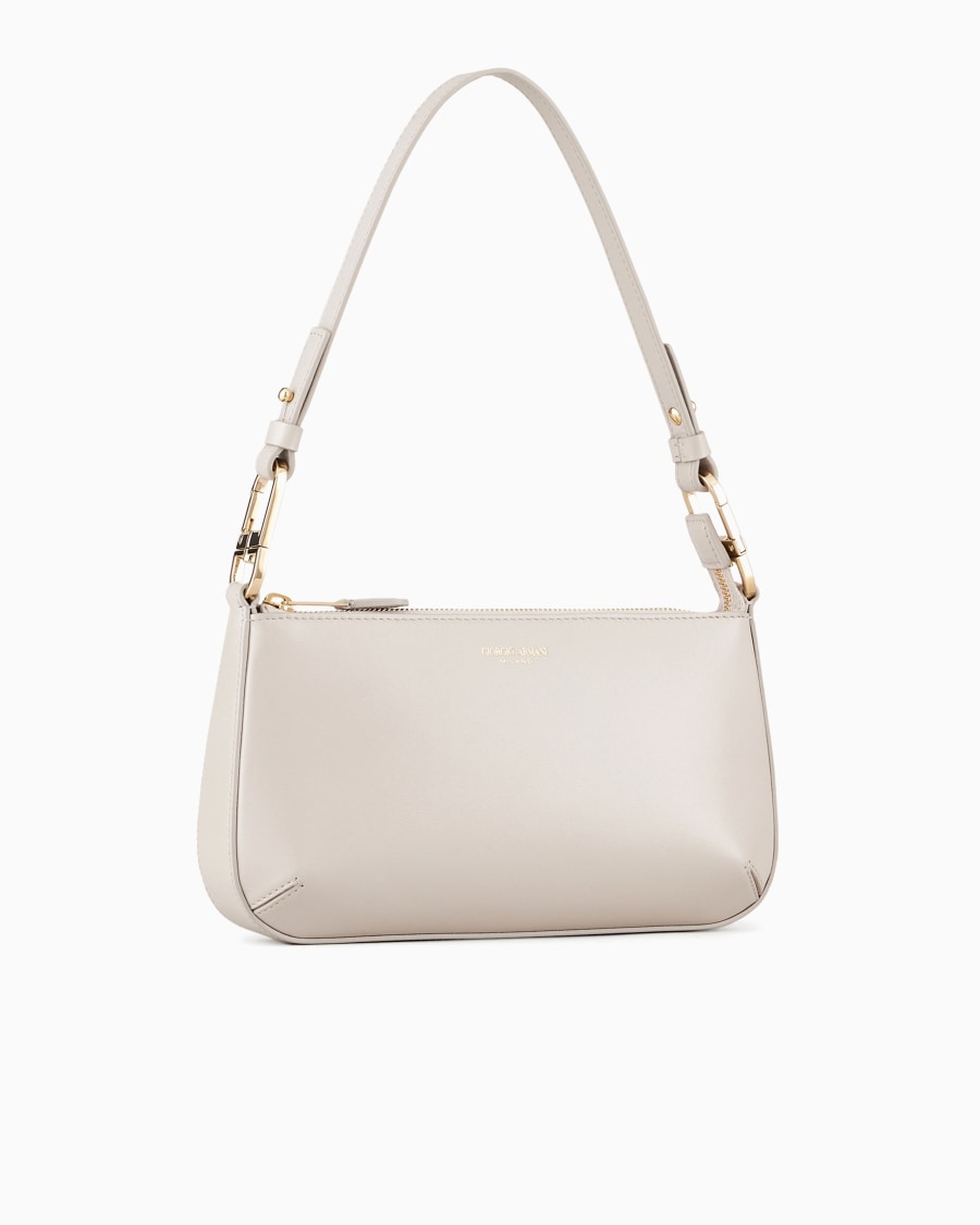 The world of armani BORSA A MANO MEDIA LA PRIMA IN PELLE PALMELLATA In Vendita