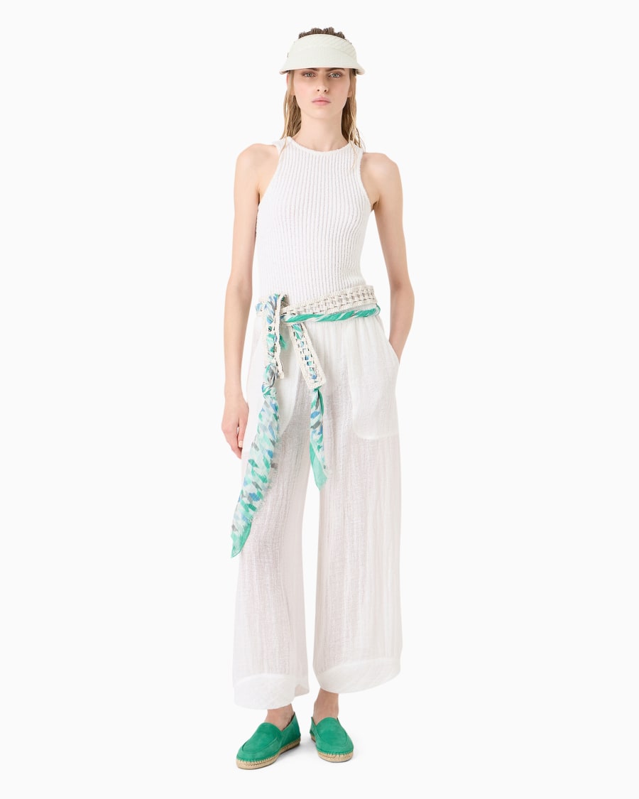 The world of armani BODY IN MISTO COTONE E VISCOSA A COSTE Saldi