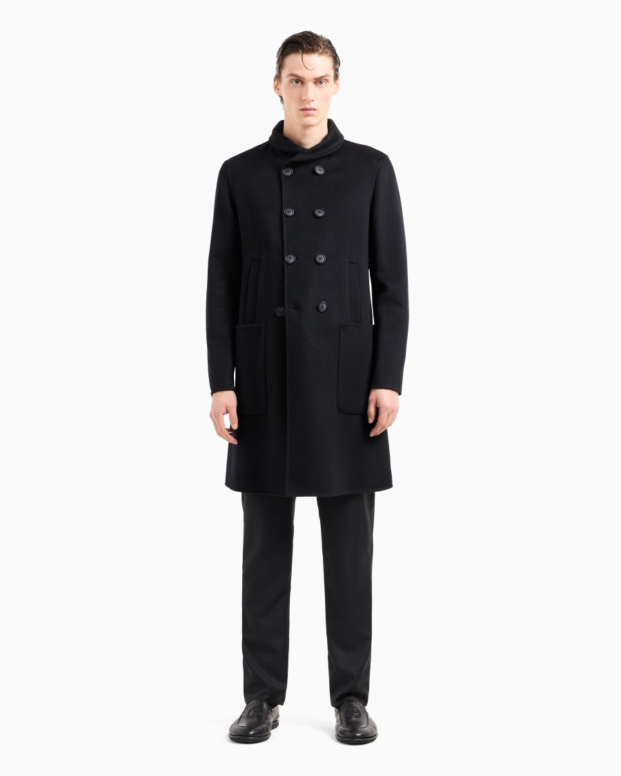 The world of armani CAPPOTTO DOPPIOPETTO ICON IN PANNO DOUBLE DI CASHMERE Vendita Economica