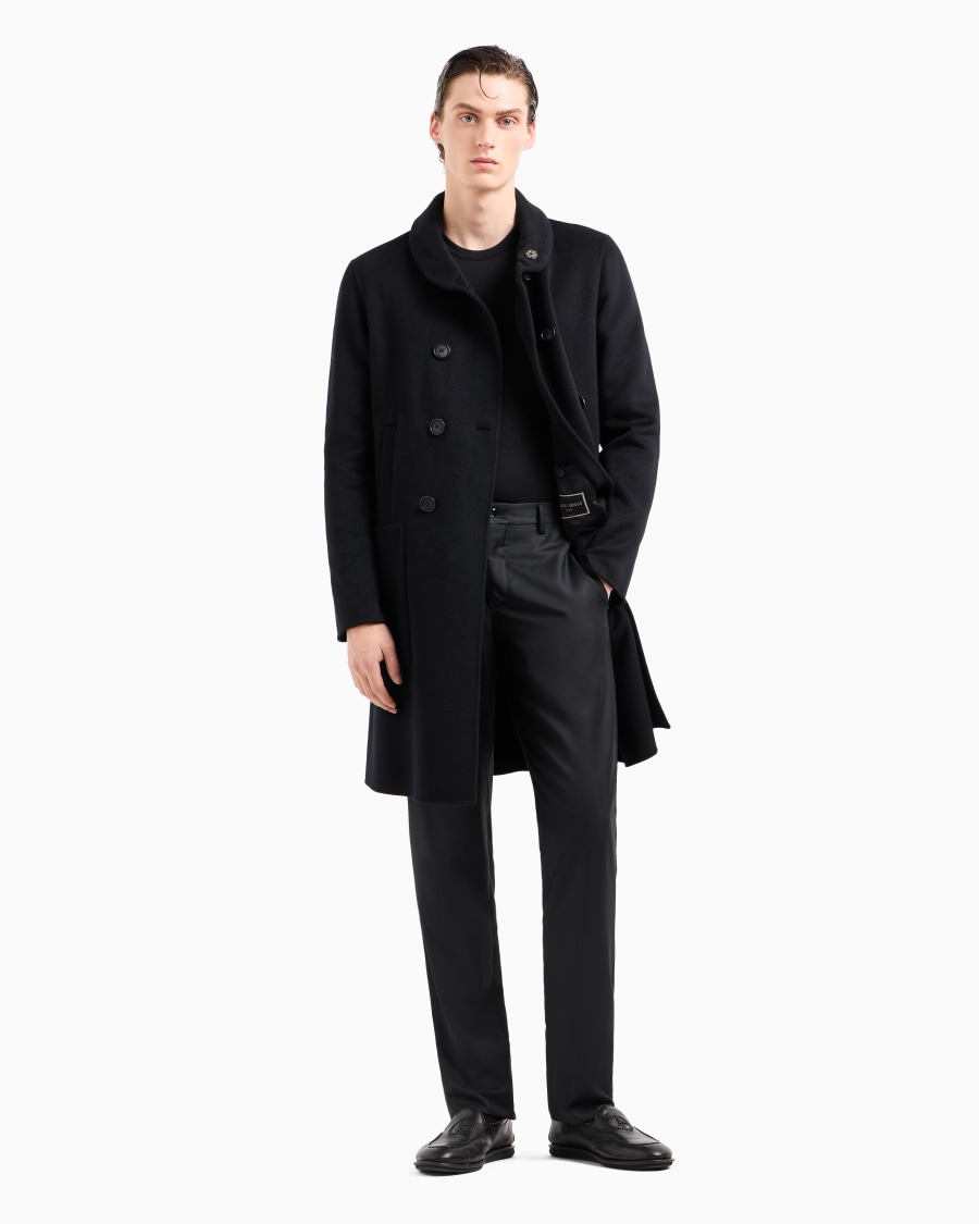 The world of armani CAPPOTTO DOPPIOPETTO ICON IN PANNO DOUBLE DI CASHMERE Vendita Economica