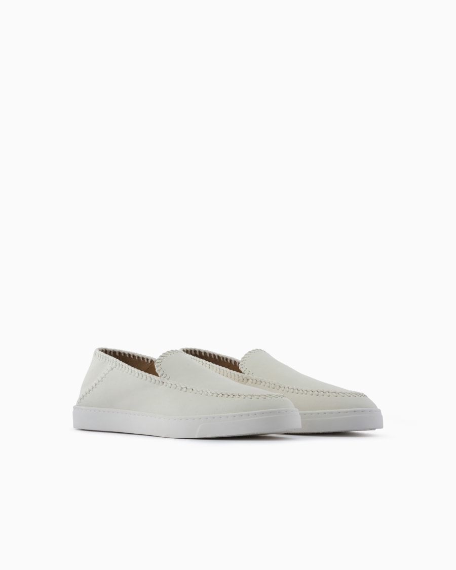 The world of armani GALLERIA 3 SLIP-ON IN NAPPA Negozio