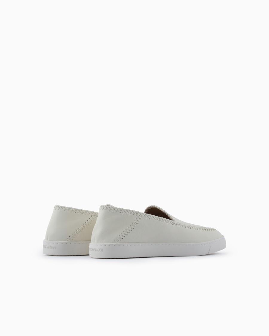 The world of armani GALLERIA 3 SLIP-ON IN NAPPA Negozio