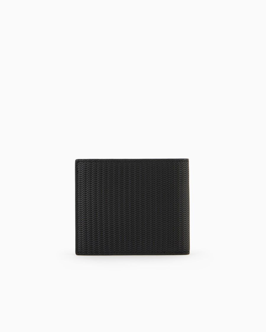 The world of armani PORTAFOGLI BIFOLD IN PELLE STAMPATA Offerta Anniversario